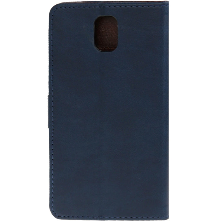 Crazy Horse Texture Leather Case with Credit Card Slots & Holder for Galaxy Note III