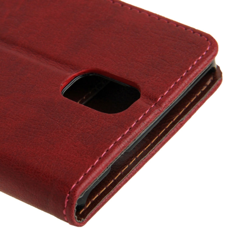 Crazy Horse Texture Leather Case with Credit Card Slots & Holder for Galaxy Note III