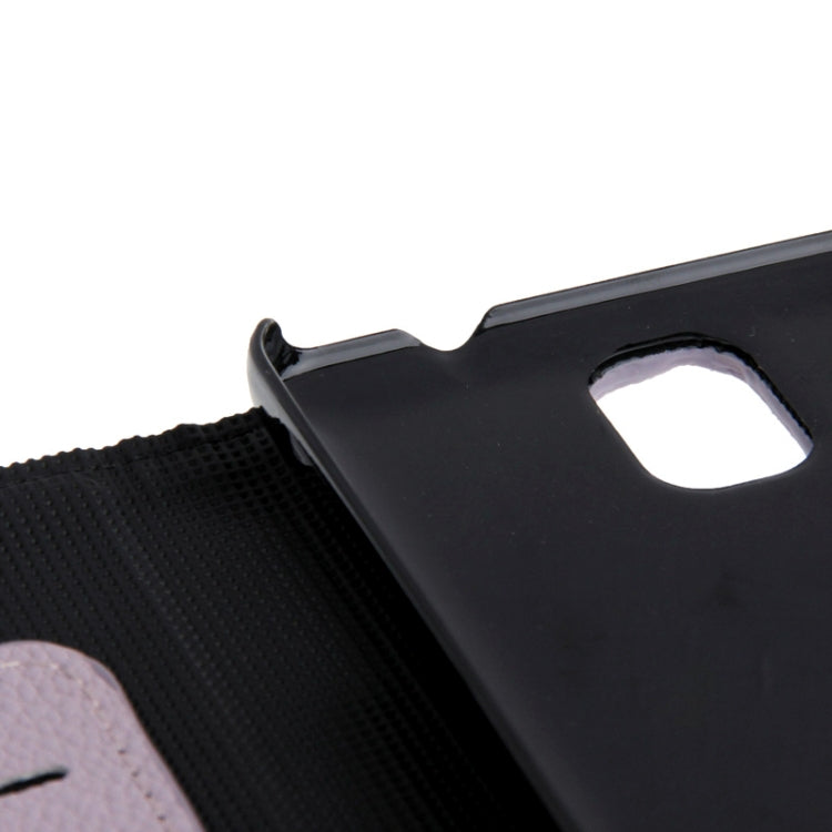 Litchi Texture Leather Case with Credit Card Slots & Holder for Galaxy Note III