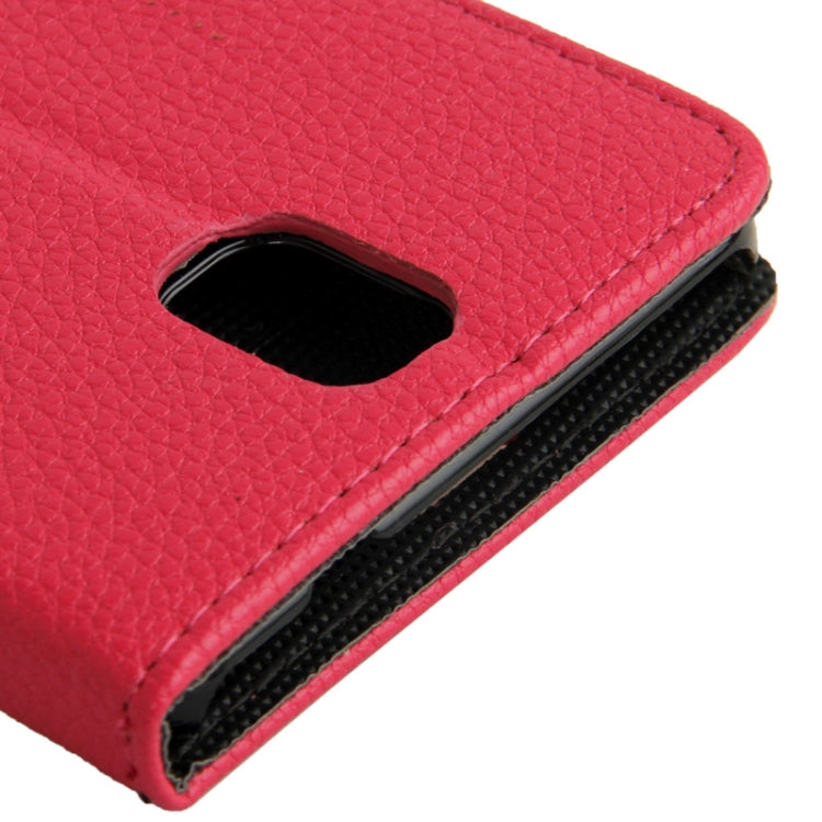 Litchi Texture Leather Case with Credit Card Slots & Holder for Galaxy Note III