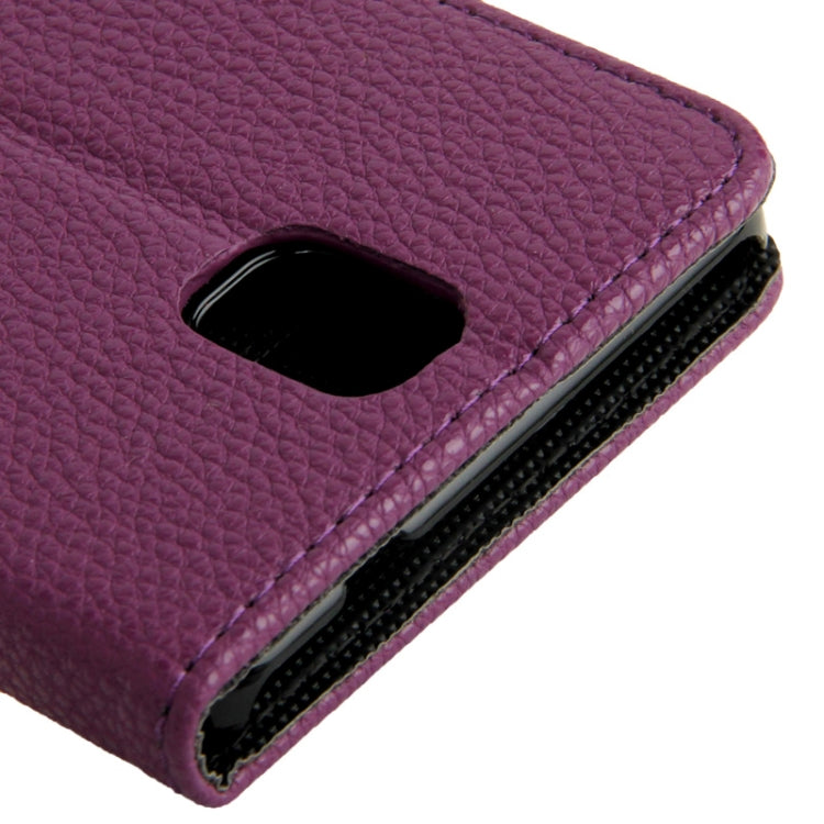 Litchi Texture Leather Case with Credit Card Slots & Holder for Galaxy Note III