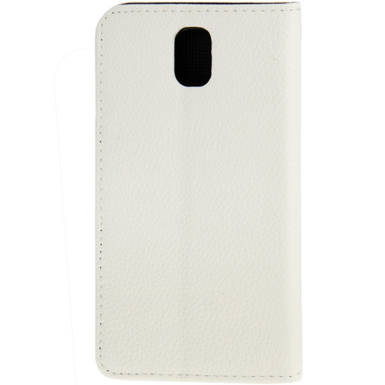 Litchi Texture Leather Case with Credit Card Slots & Holder for Galaxy Note III