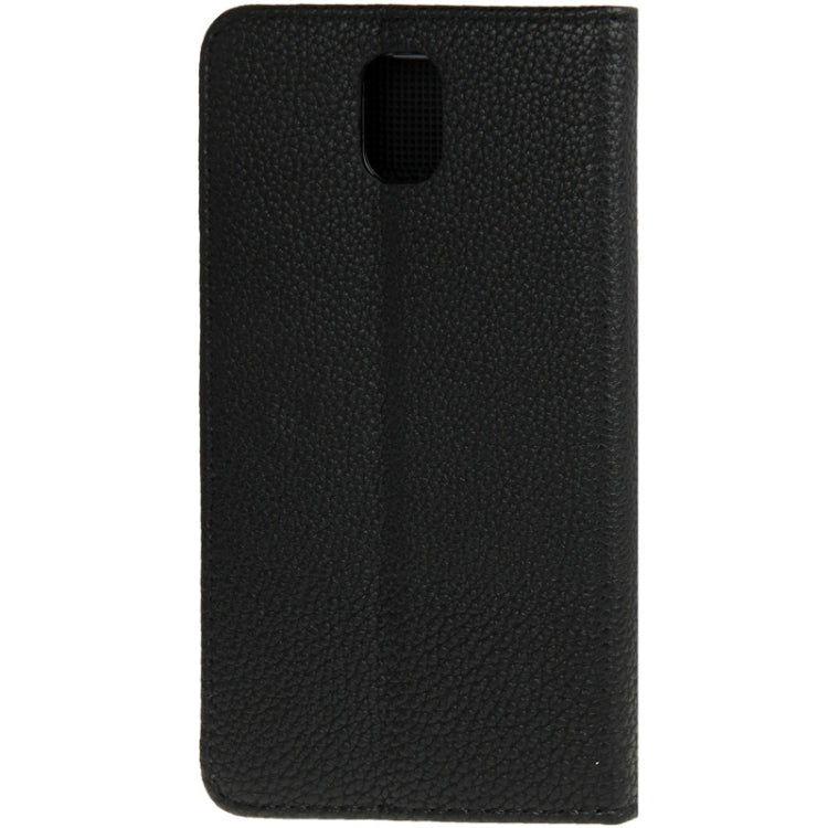 Litchi Texture Leather Case with Credit Card Slots & Holder for Galaxy Note III
