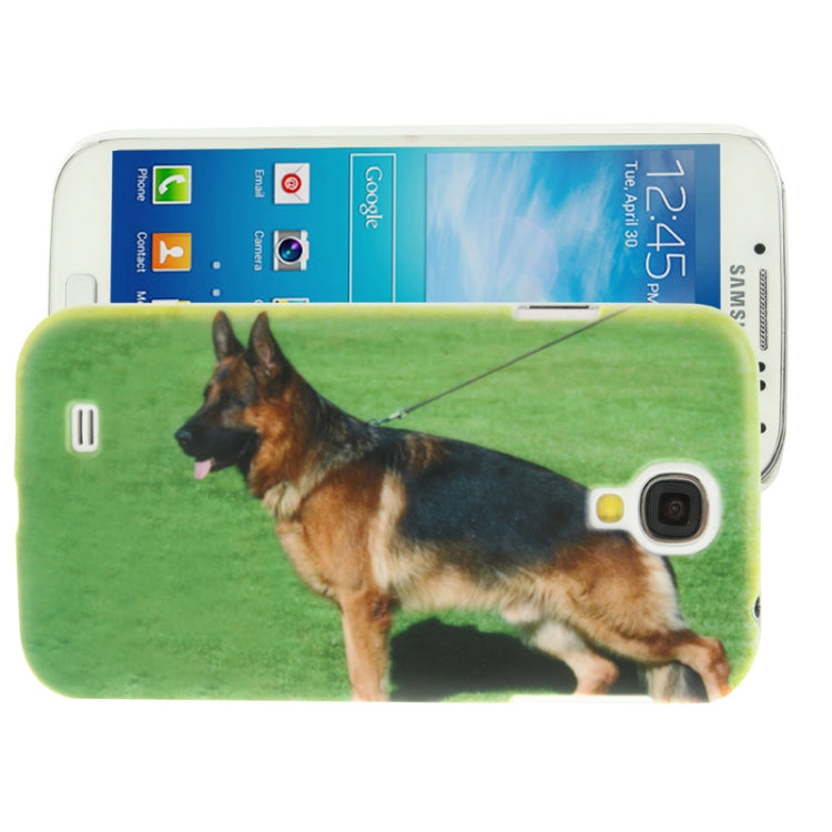 Demi-wolf Pattern Plastic Protective Case for Galaxy S IV / i9500