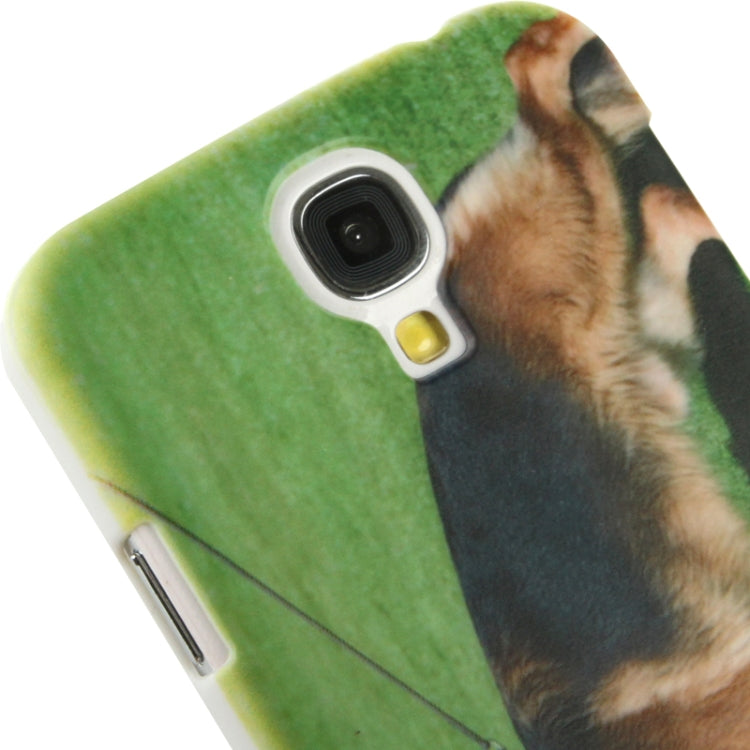 Demi-wolf Pattern Plastic Protective Case for Galaxy S IV / i9500
