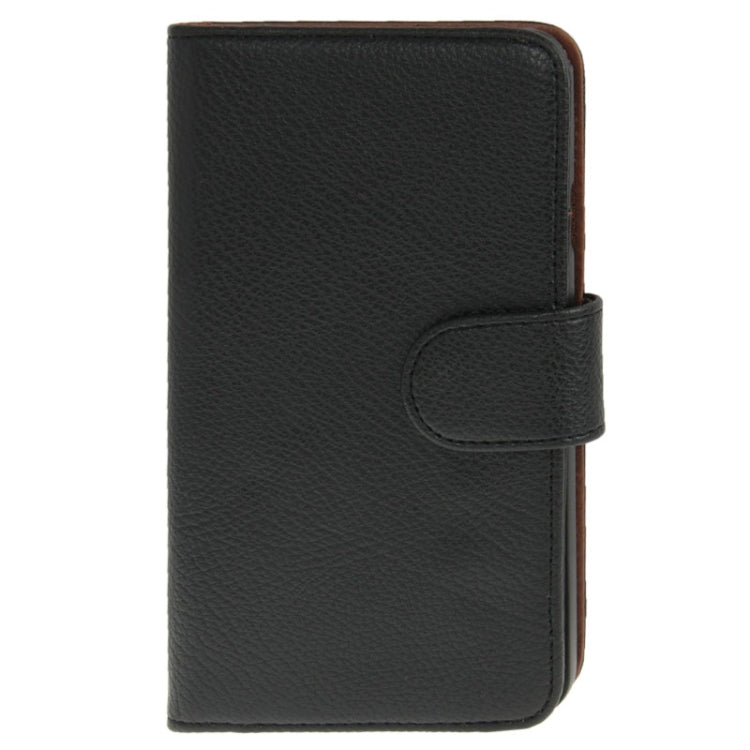 Litchi Texture Leather Case with Credit Card Slots & Holder for Galaxy Note III  / N9000