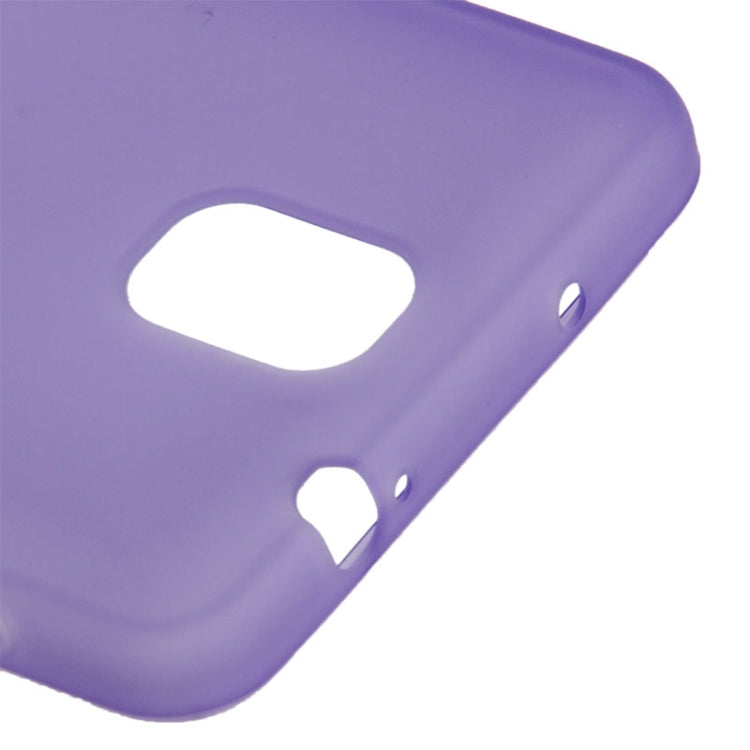 Scrub Surface Translucent TPU Protective Case for Galaxy Note III  / N9000 (Purple)