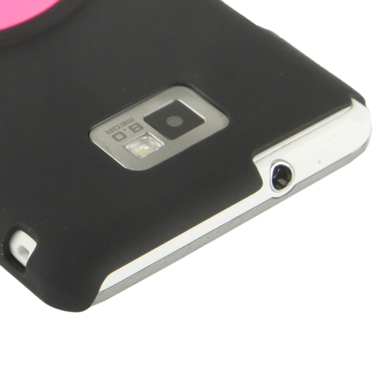 Anti-scratch Plastic Case with 360 Degree Rotation Angle Adjustment Viewing Holder for Galaxy S II / i9100