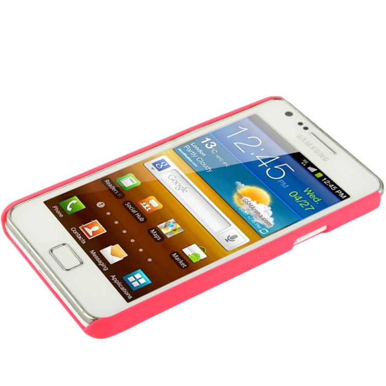 Anti-scratch Plastic Case with 360 Degree Rotation Angle Adjustment Viewing Holder for Galaxy S II / i9100