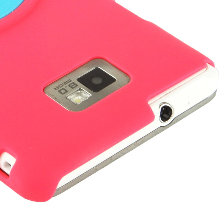 Anti-scratch Plastic Case with 360 Degree Rotation Angle Adjustment Viewing Holder for Galaxy S II / i9100