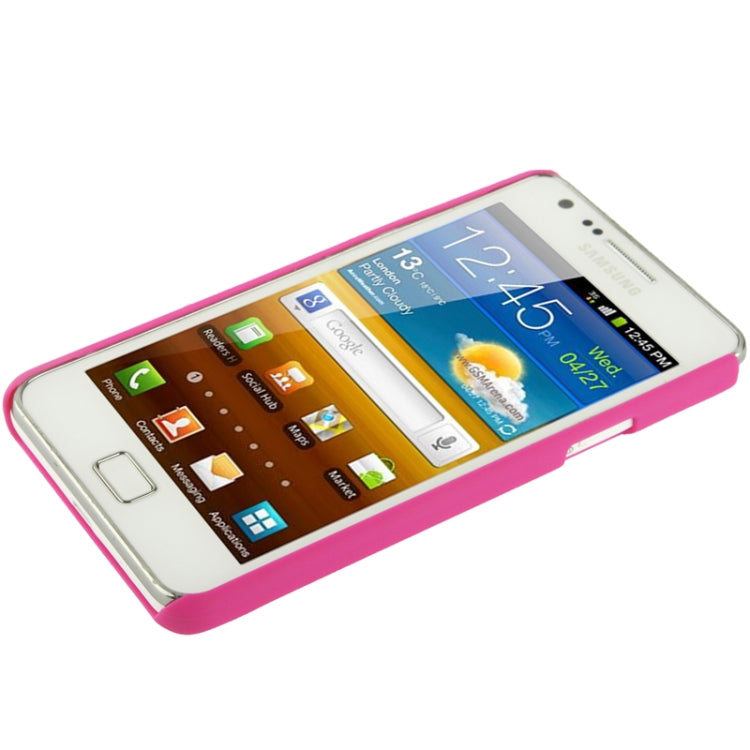 Anti-scratch Plastic Case with 360 Degree Rotation Angle Adjustment Viewing Holder for Galaxy S II / i9100