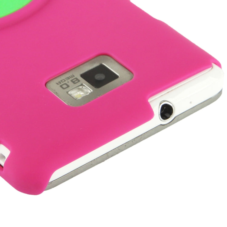 Anti-scratch Plastic Case with 360 Degree Rotation Angle Adjustment Viewing Holder for Galaxy S II / i9100