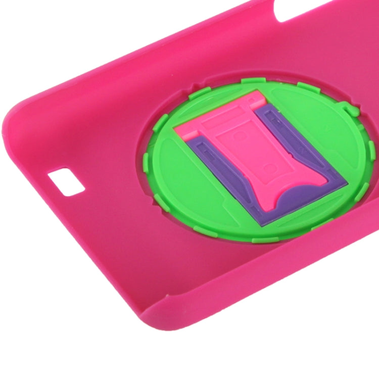 Anti-scratch Plastic Case with 360 Degree Rotation Angle Adjustment Viewing Holder for Galaxy S II / i9100