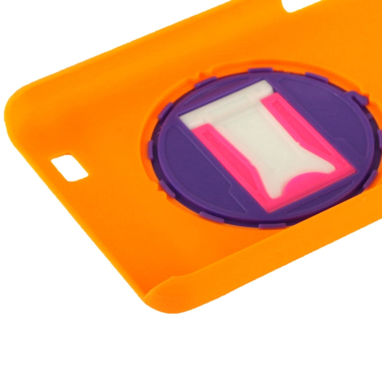 Anti-scratch Plastic Case with 360 Degree Rotation Angle Adjustment Viewing Holder for Galaxy S II / i9100