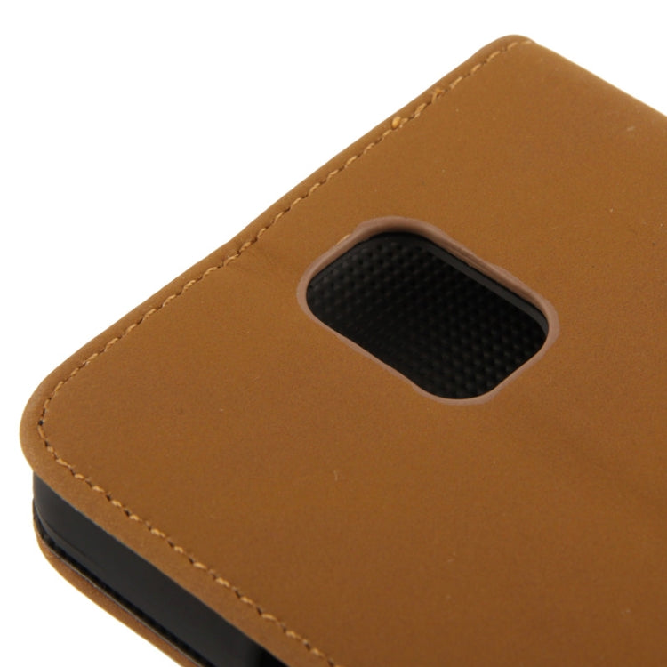 Attractive Scrub Surface Leather Case with Credit Card Slots & Holder for Galaxy Note III  / N9000