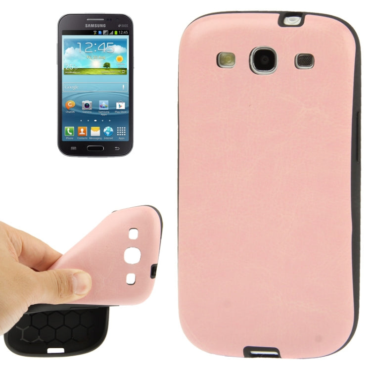 Crazy Horse Texture Paste Skin TPU Protective Case for Galaxy S III / i9300
