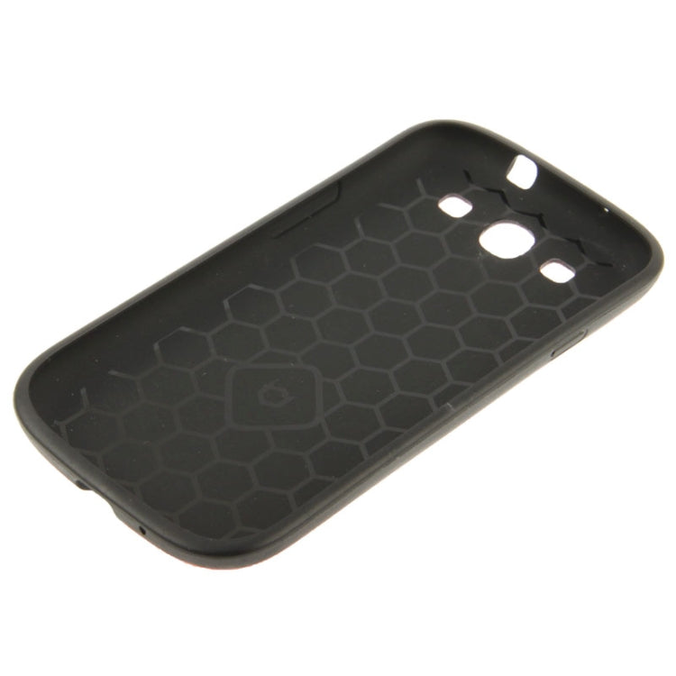 Crazy Horse Texture Paste Skin TPU Protective Case for Galaxy S III / i9300