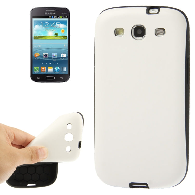 Crazy Horse Texture Paste Skin TPU Protective Case for Galaxy S III / i9300