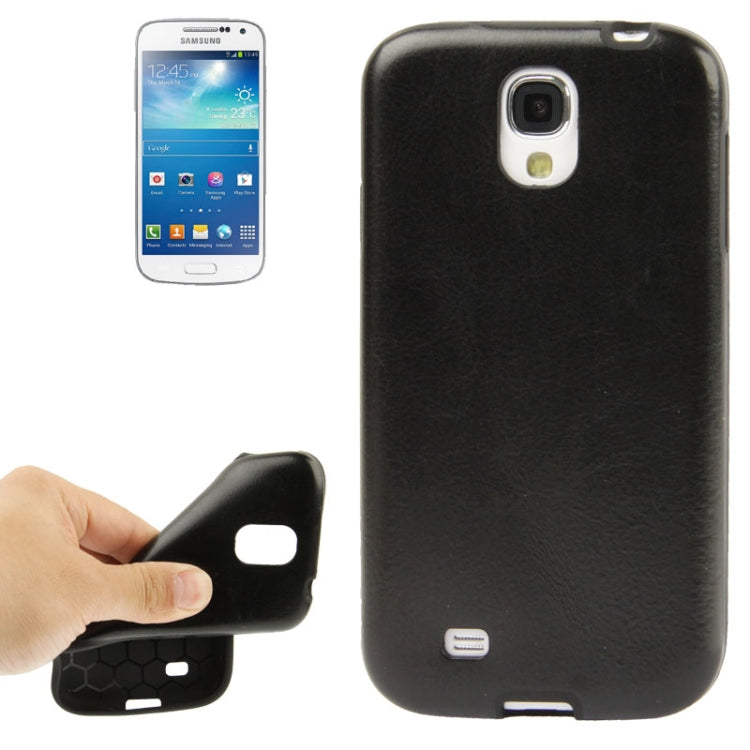 Crazy Horse Texture Paste Skin TPU Protective Case for Galaxy S IV / i9500
