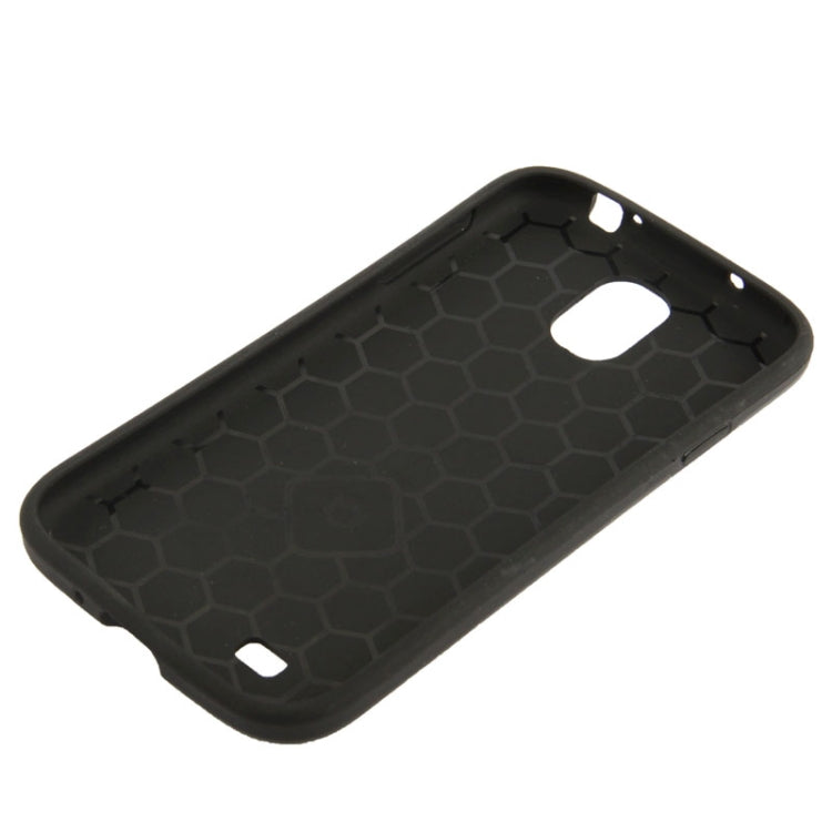 Crazy Horse Texture Paste Skin TPU Protective Case for Galaxy S IV / i9500