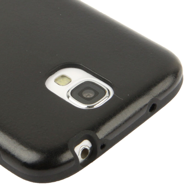 Crazy Horse Texture Paste Skin TPU Protective Case for Galaxy S IV / i9500