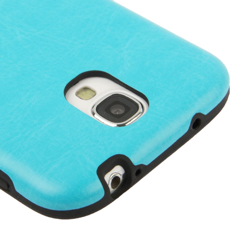 Crazy Horse Texture Paste Skin TPU Protective Case for Galaxy S IV / i9500