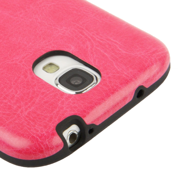 Crazy Horse Texture Paste Skin TPU Protective Case for Galaxy S IV / i9500