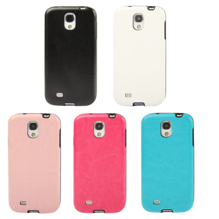 Crazy Horse Texture Paste Skin TPU Protective Case for Galaxy S IV / i9500