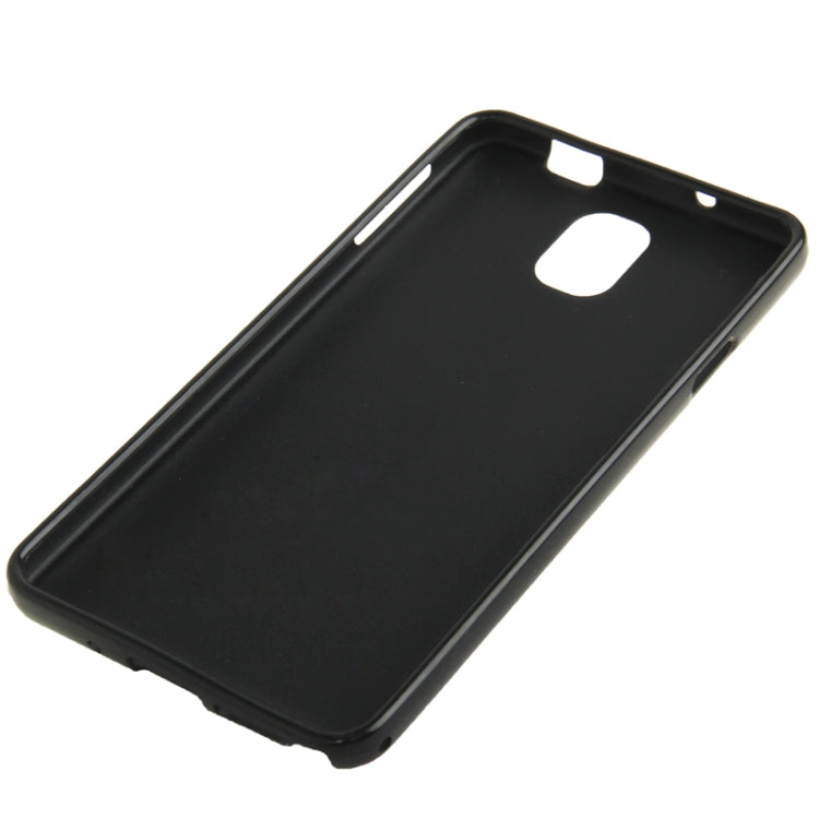 Black and Purple Dot Pattern TPU Protective Case for Galaxy Note III / N9000