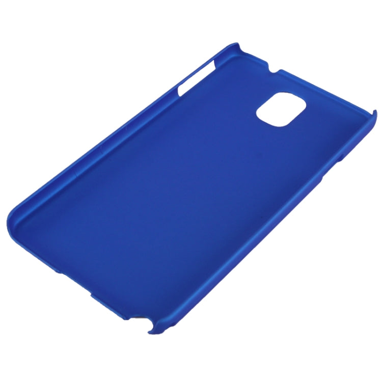 Anti-scratch Plastic Protective Case for Galaxy Note III / N9000 (Blue)