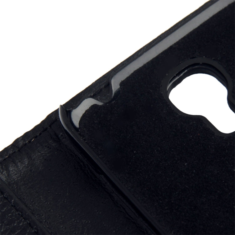 Litchi Texture Leather Case with Removable Belt Clip & Credit Card Slots for Galaxy S IV mini / i9190(Black)