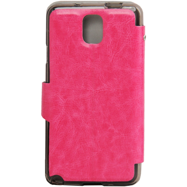Crazy Horse Texture Hard Leather Case with Credit Card Slot & Holder for Galaxy Note III / N9000
