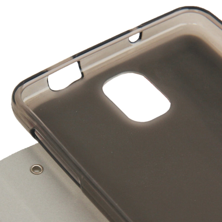 Crazy Horse Texture Hard Leather Case with Credit Card Slot & Holder for Galaxy Note III / N9000