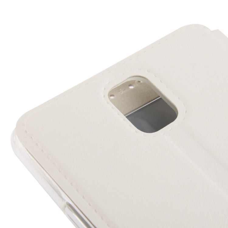 Embossed Dragon Pattern Leather Case with Call Display ID & Holder for Galaxy Note III / N9000
