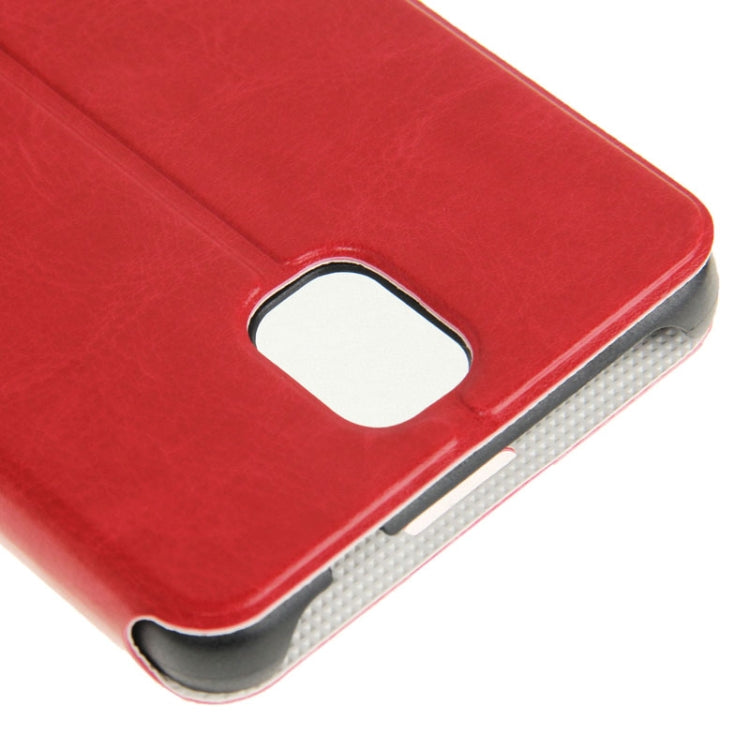 Crazy Horse Texture Leather Case with Call Display ID & Holder for Galaxy Note III / N9000