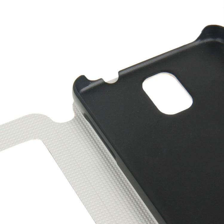 Crazy Horse Texture Leather Case with Call Display ID & Holder for Galaxy Note III / N9000