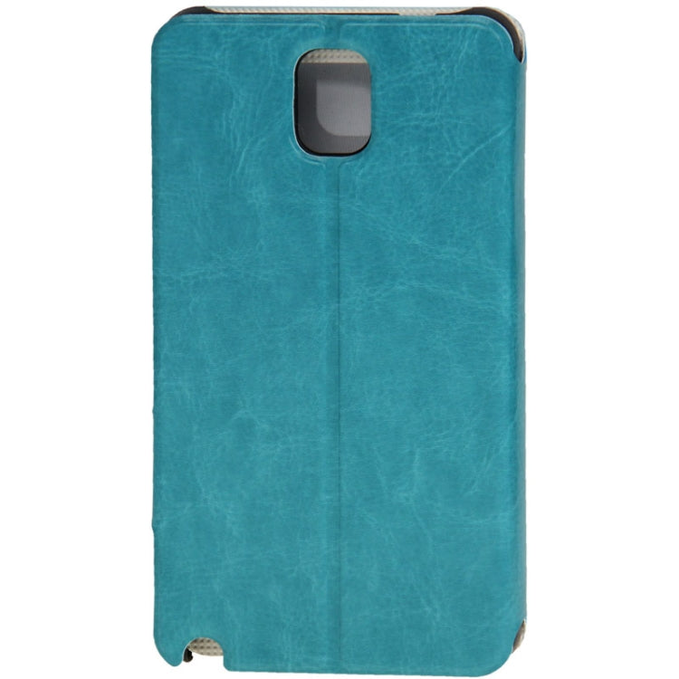 Crazy Horse Texture Leather Case with Call Display ID & Holder for Galaxy Note III / N9000