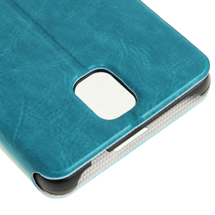 Crazy Horse Texture Leather Case with Call Display ID & Holder for Galaxy Note III / N9000