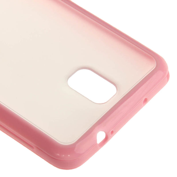 Frosted Transparent Plastic + TPU Frame Case for Galaxy Note III / N9000