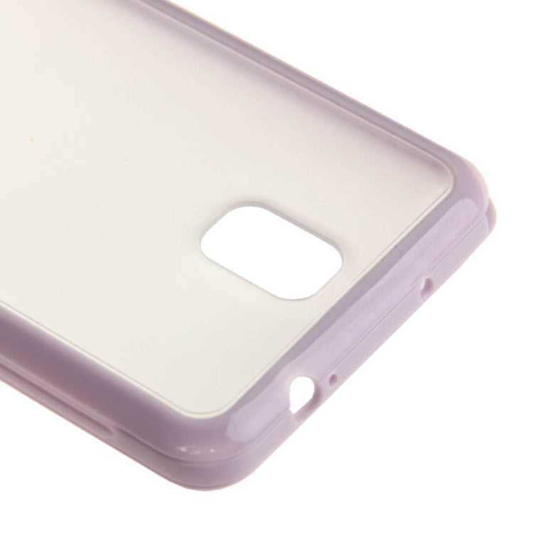 Frosted Transparent Plastic + TPU Frame Case for Galaxy Note III / N9000