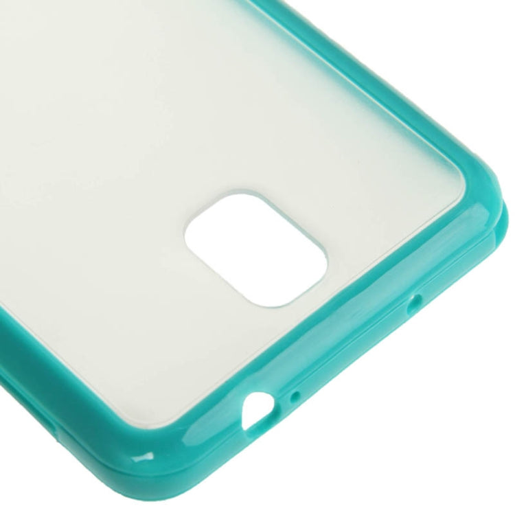 Frosted Transparent Plastic + TPU Frame Case for Galaxy Note III / N9000