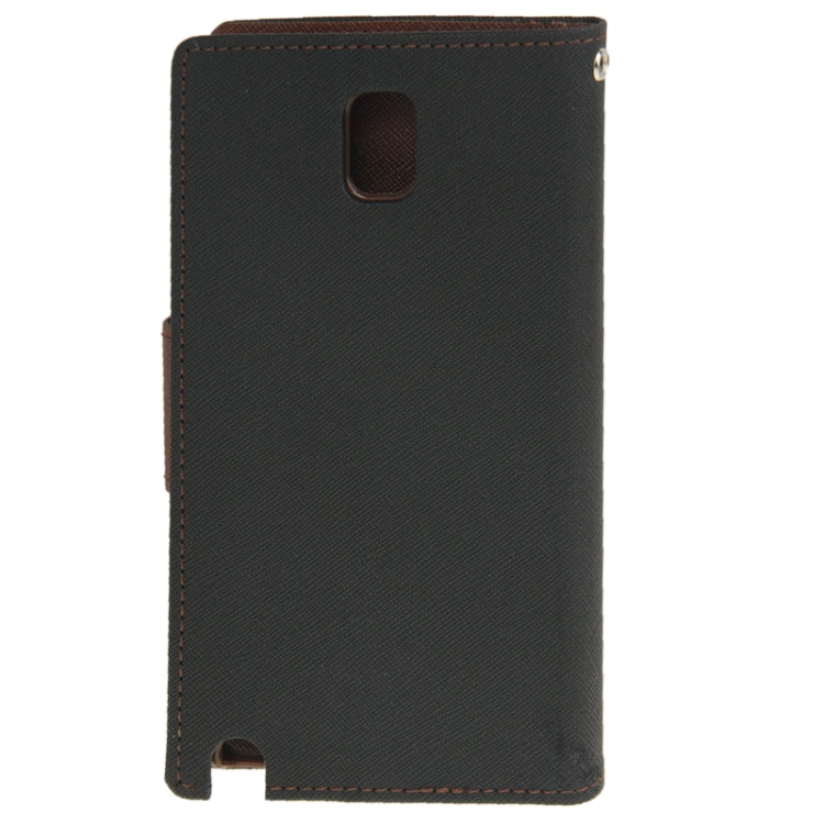 Cross Texture Leather Case with Credit Card Slots & Holder for Galaxy Note III / N9000