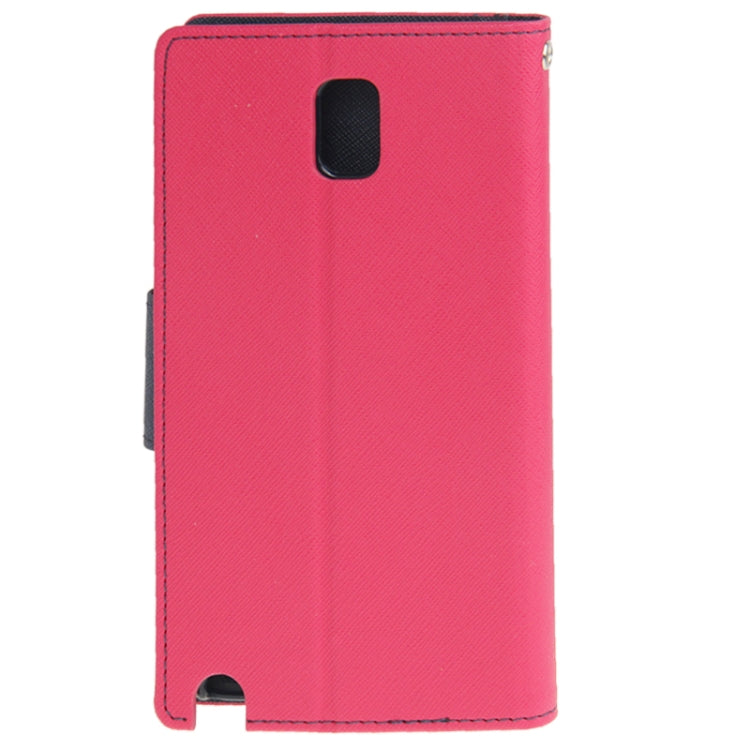 Cross Texture Leather Case with Credit Card Slots & Holder for Galaxy Note III / N9000