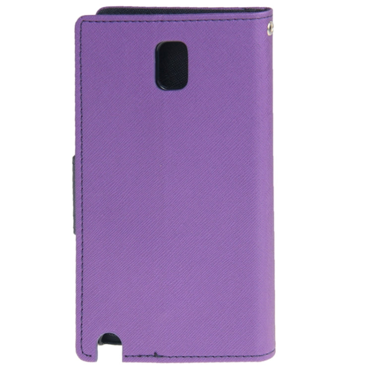 Cross Texture Leather Case with Credit Card Slots & Holder for Galaxy Note III / N9000