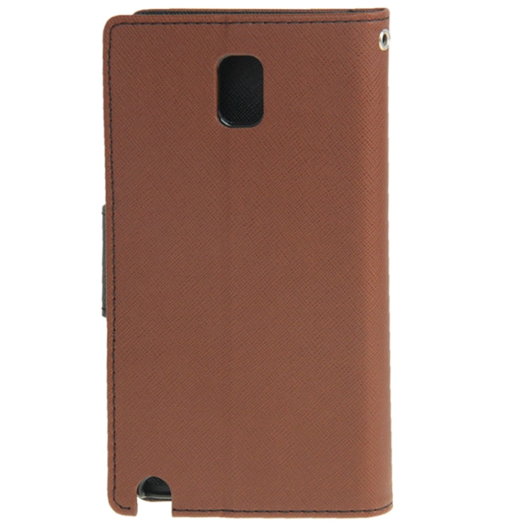 Cross Texture Leather Case with Credit Card Slots & Holder for Galaxy Note III / N9000