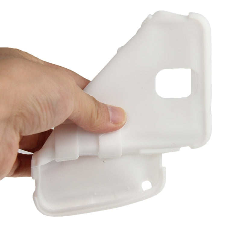 2-color Series Plastic + Silicone Combination Case for Galaxy Note III / N9000 (White)