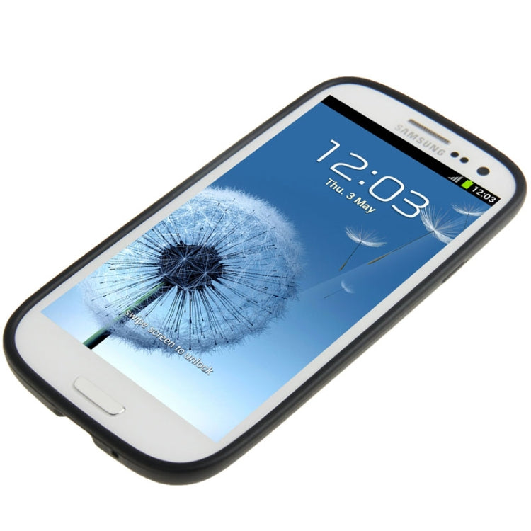 Transparent Plastic + TPU Frame Case for Galaxy S III / i9300