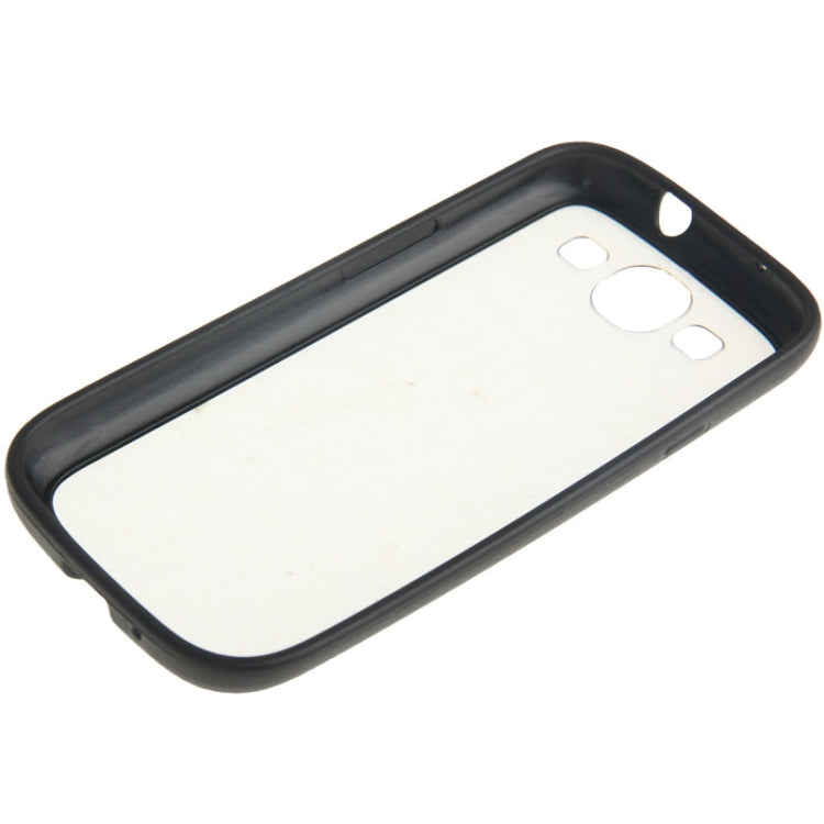 Transparent Plastic + TPU Frame Case for Galaxy S III / i9300