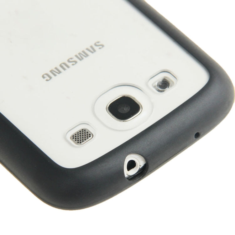 Transparent Plastic + TPU Frame Case for Galaxy S III / i9300