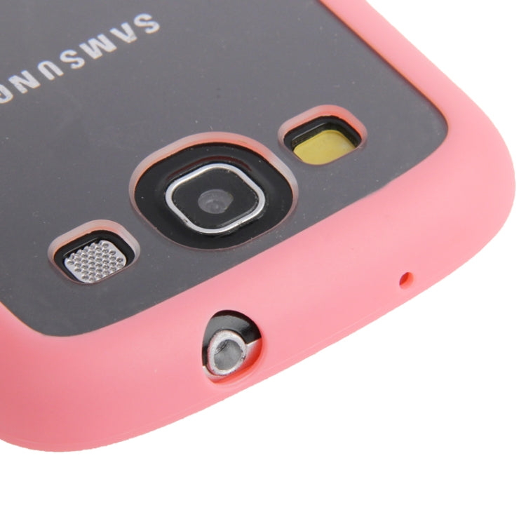 Transparent Plastic + TPU Frame Case for Galaxy S III / i9300
